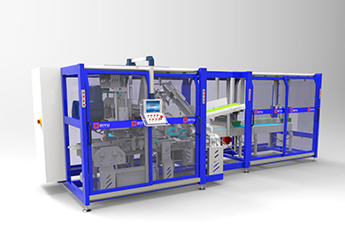 Side push type wrapping machine